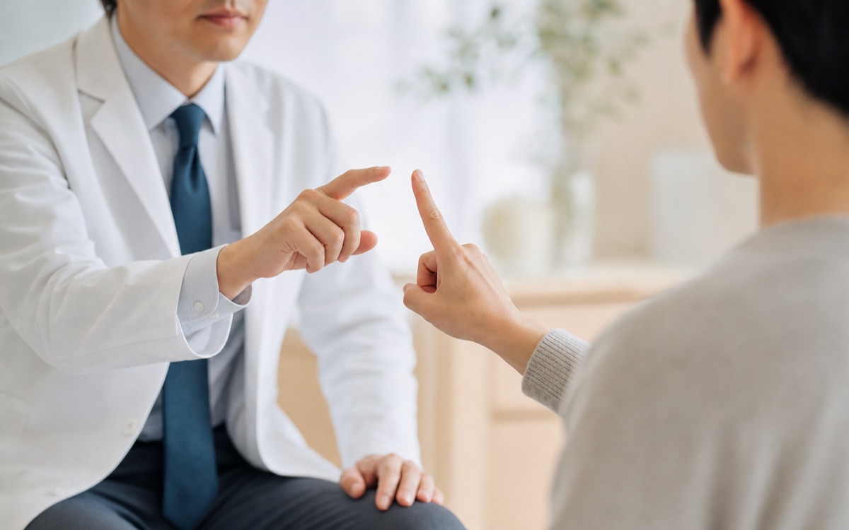 脳神経内科で医師に相談するイメージ