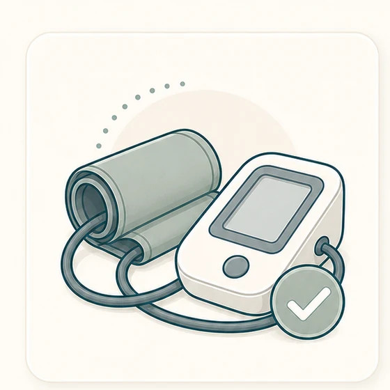 血圧を定期的に確認するアイコン